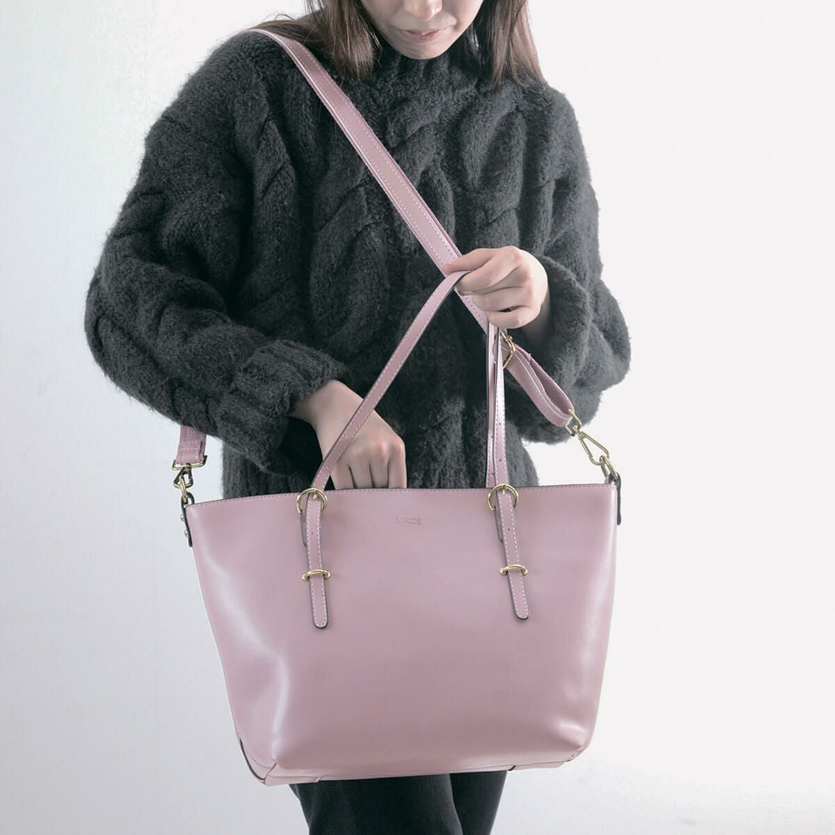 2wayレザートートバッグ＜ジェシカ＞