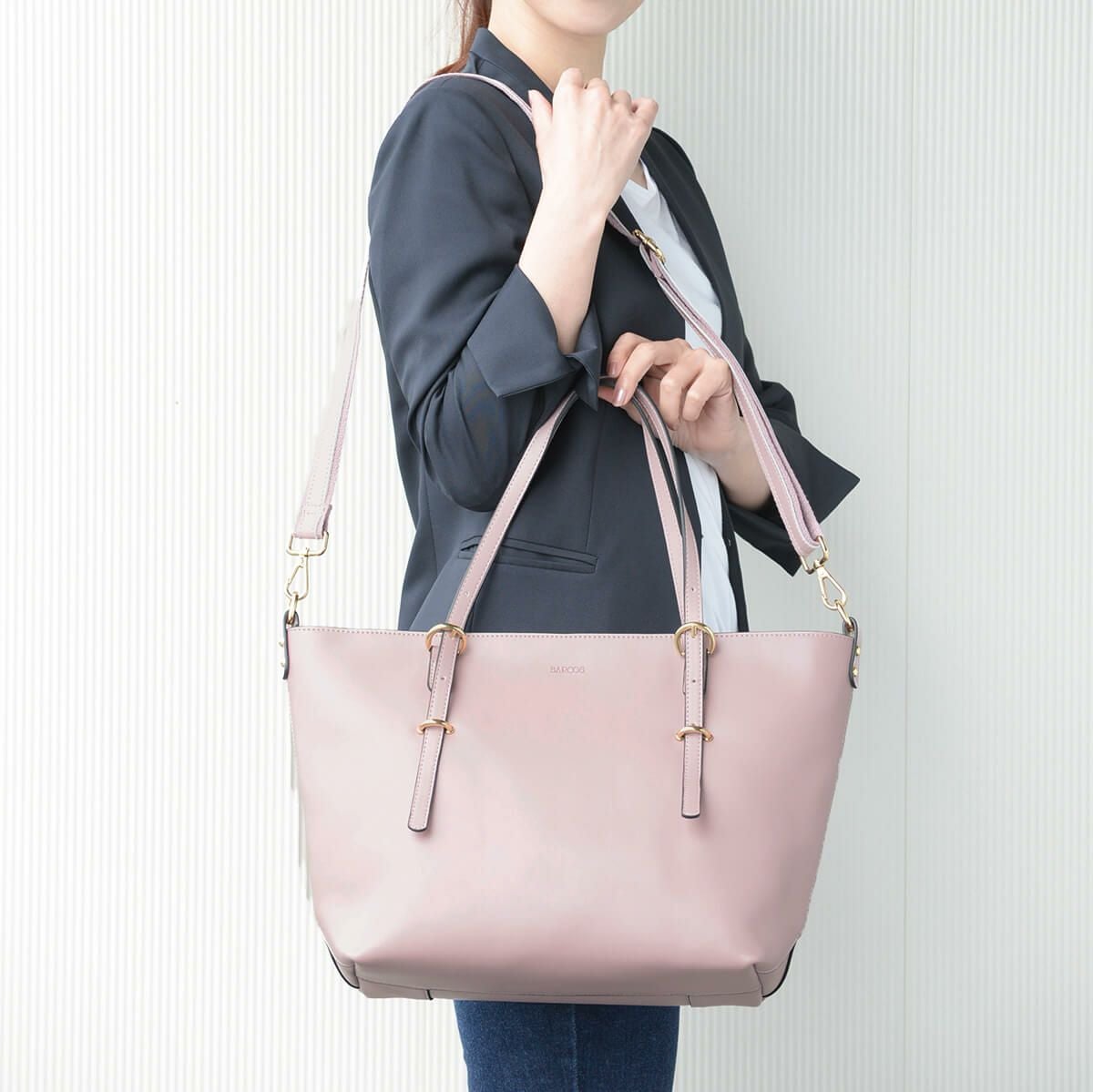 2wayレザートートバッグ＜ジェシカ＞