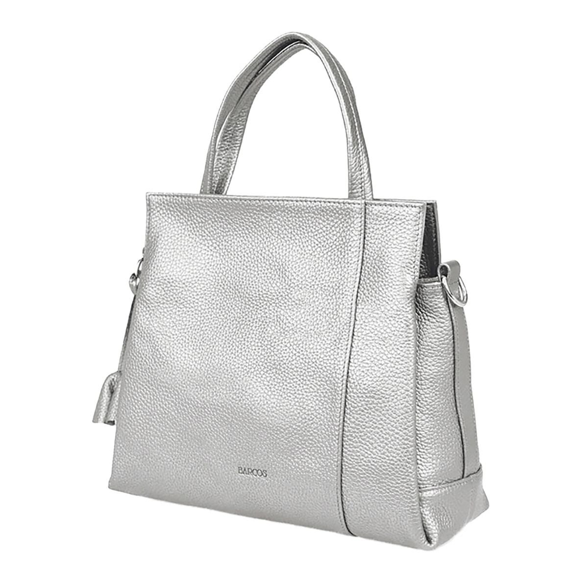 チャーム付き2wayレザーハンドバッグ＜ルル＞