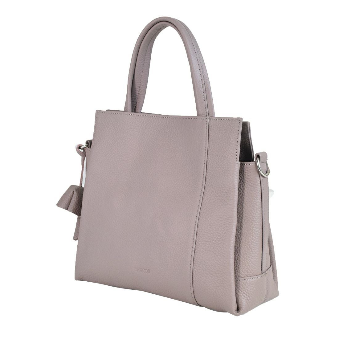 チャーム付き2wayレザーハンドバッグ＜ルル＞