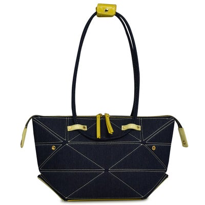 ハンドバッグ Aries 折紙バッグ Aries-Denim SMALL 横長タイプ