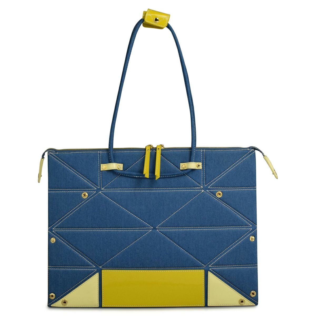 ハンドバッグ Aries 折紙バッグ Aries-Denim LARGE 横長タイプ