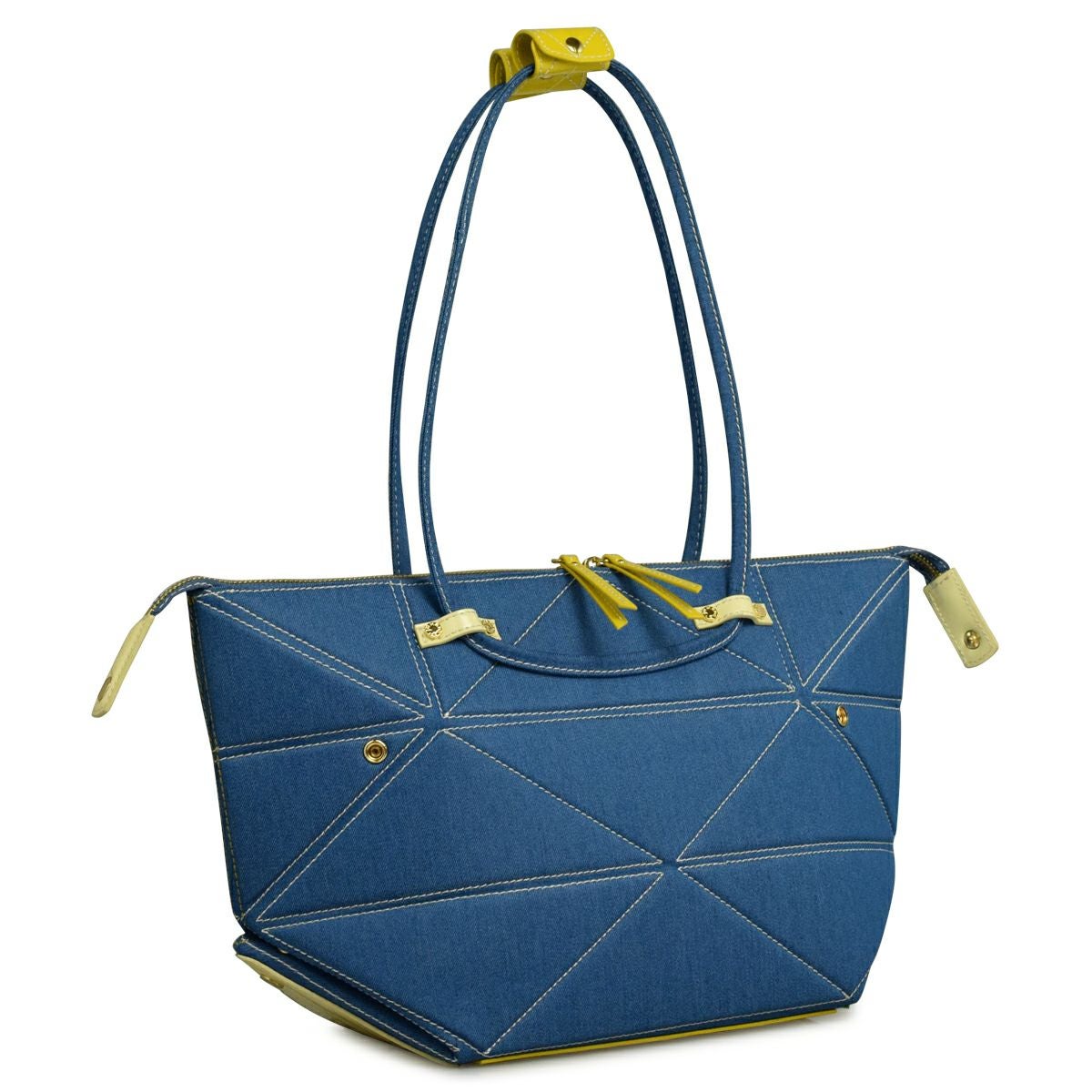 ハンドバッグ Aries 折紙バッグ Aries-Denim LARGE 横長タイプ