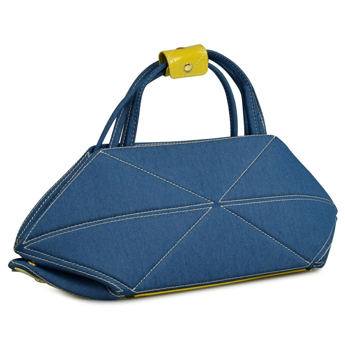 ハンドバッグ Aries 折紙バッグ Aries-Denim LARGE 横長タイプ