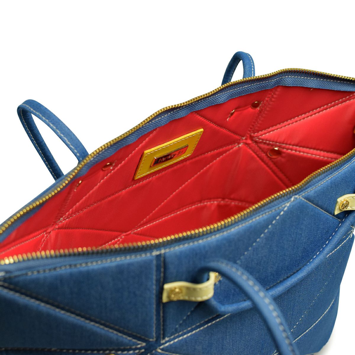 ハンドバッグ Aries 折紙バッグ Aries-Denim LARGE 横長タイプ