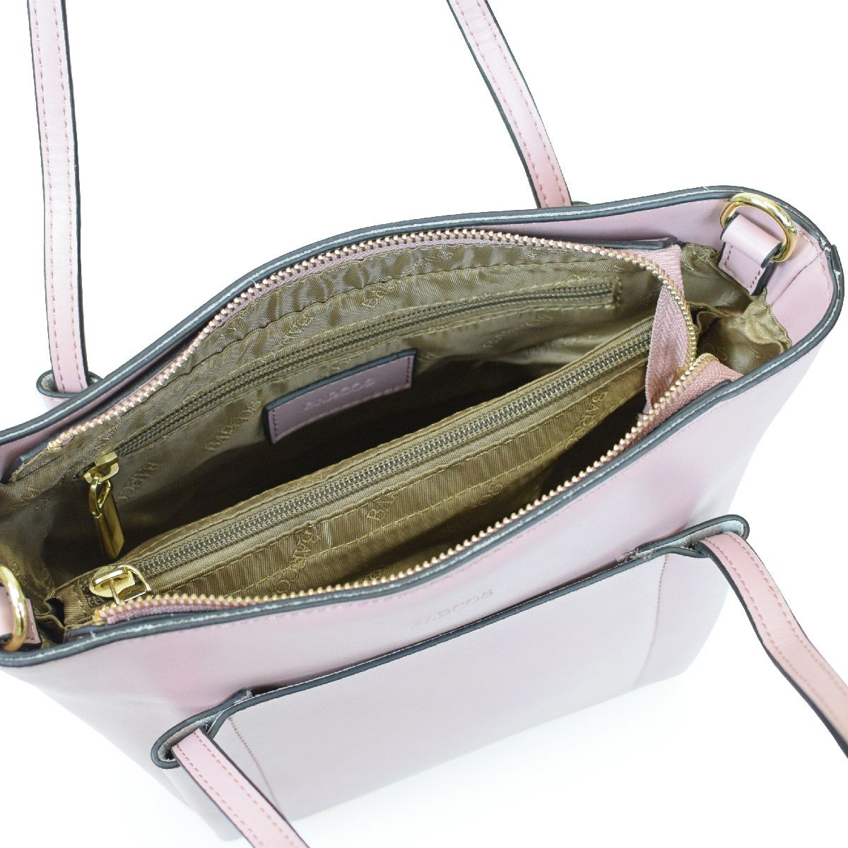 スムースレザーショルダーバッグ