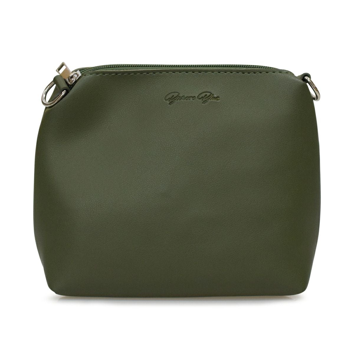 フェイクレザーショルダーバッグ