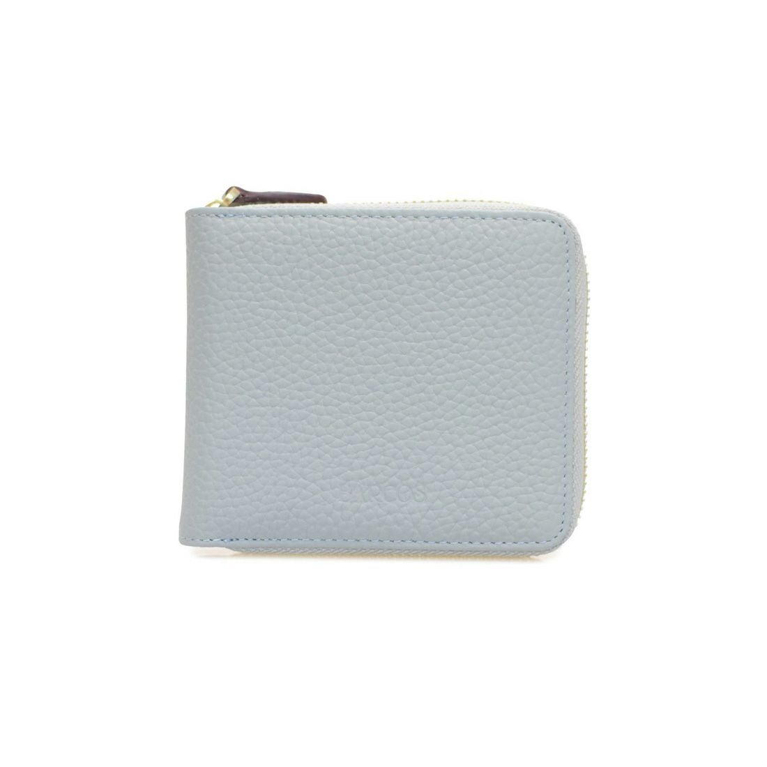 シュリンクレザーラウンドジップスモールウォレット