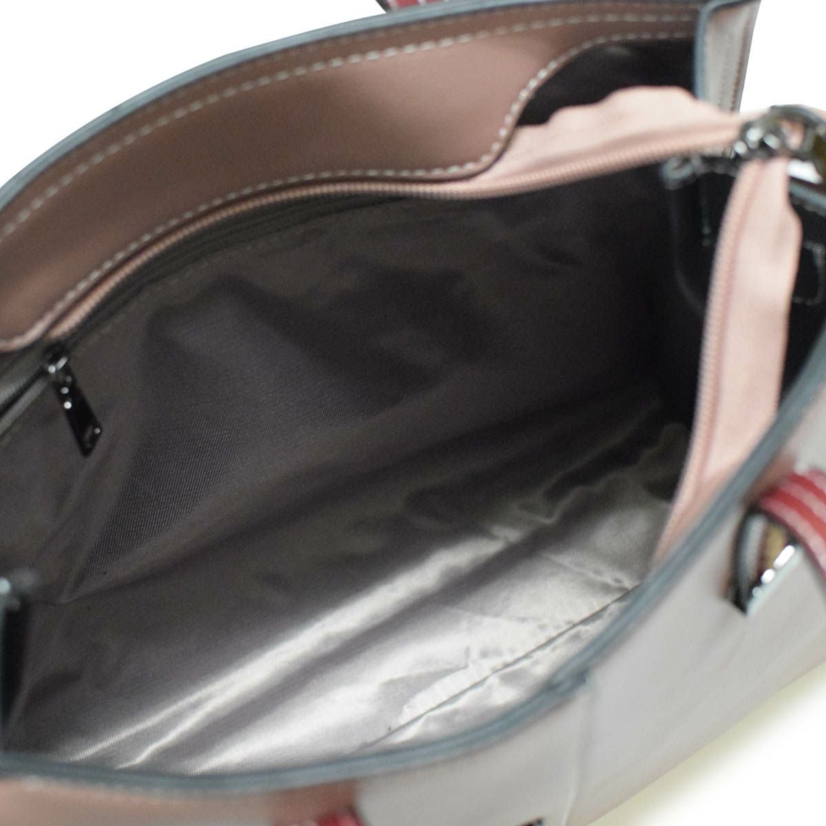 バイカラーハンドバッグ