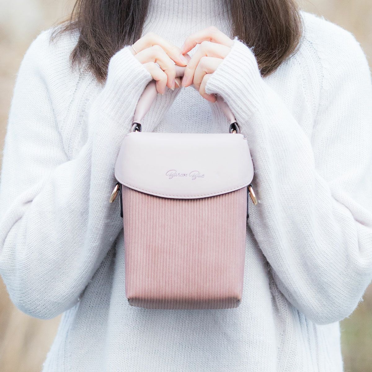 スクエアハンドバッグ