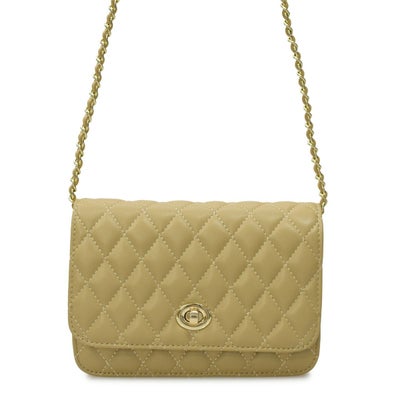 キルティングレザーポシェット