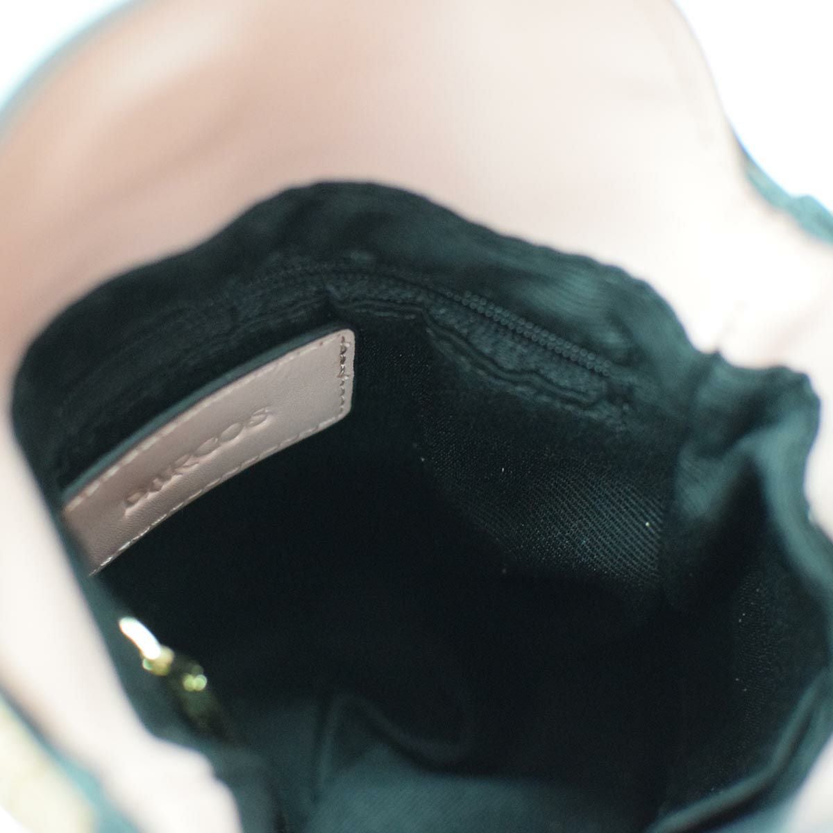 メタルショルダーミニハンドバッグ