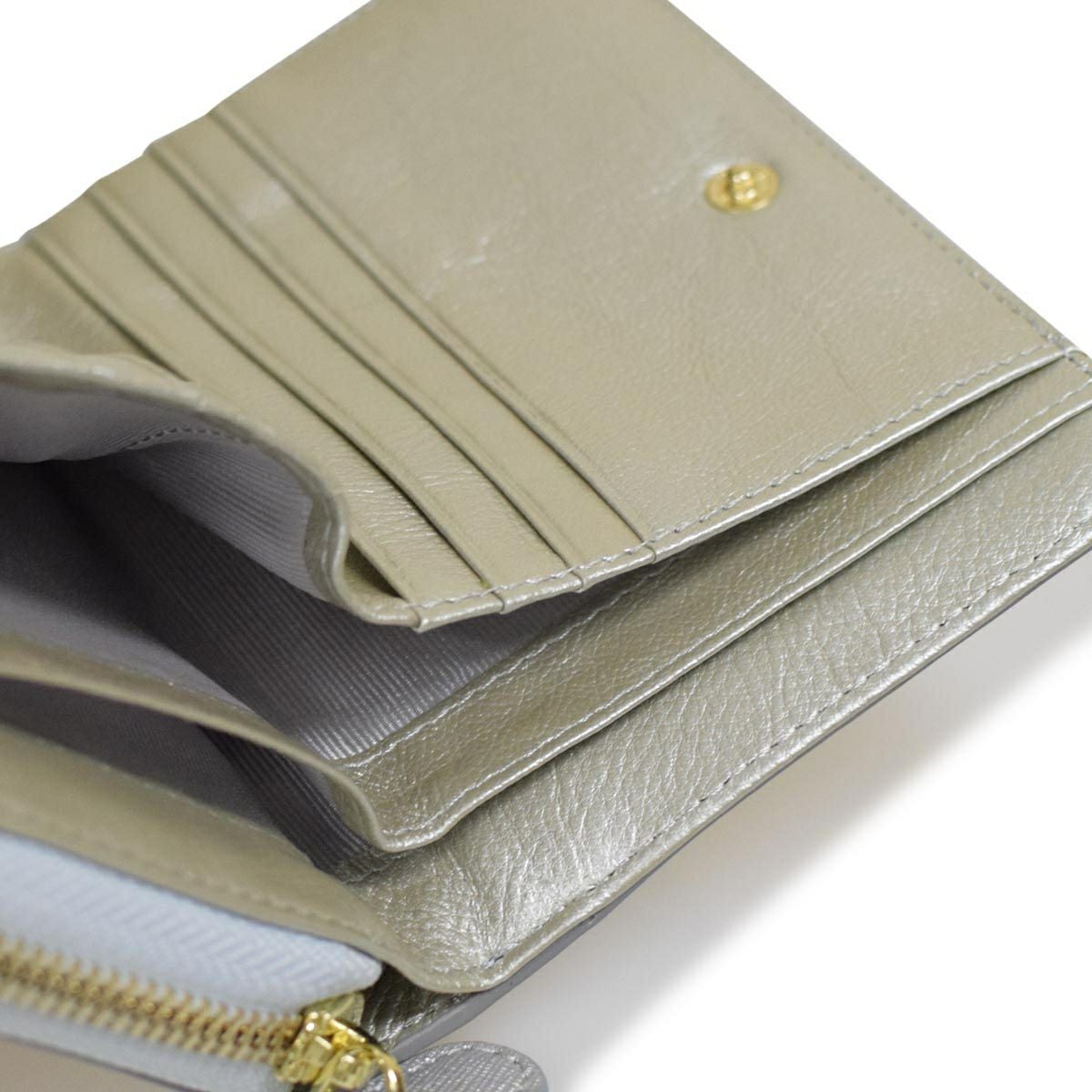 レザー二つ折りウォレット