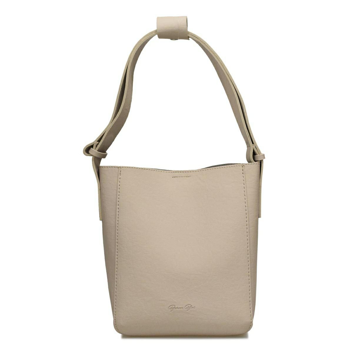 フェイクレザーショルダーバッグ