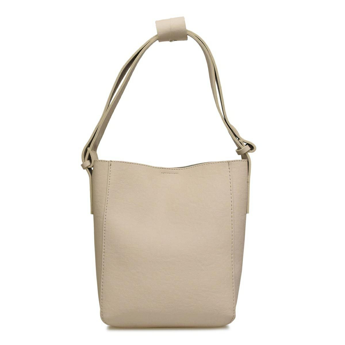 フェイクレザーショルダーバッグ