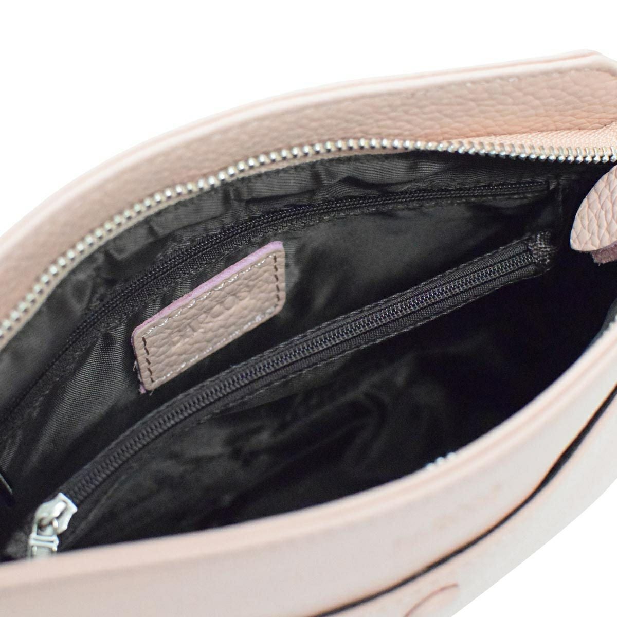 シュリンクレザーポシェット