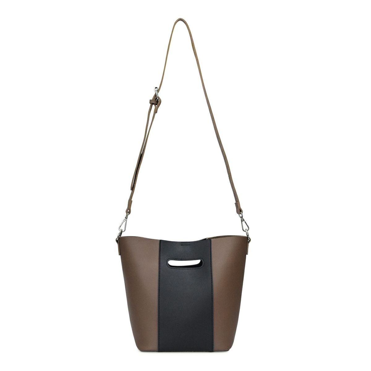 配色バケツバッグ