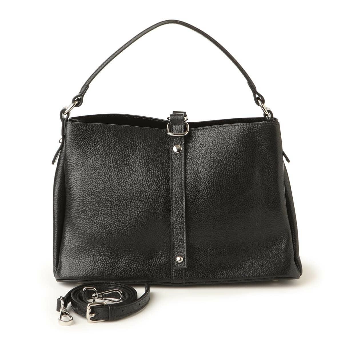 シュリンクレザーワンハンドルバッグ