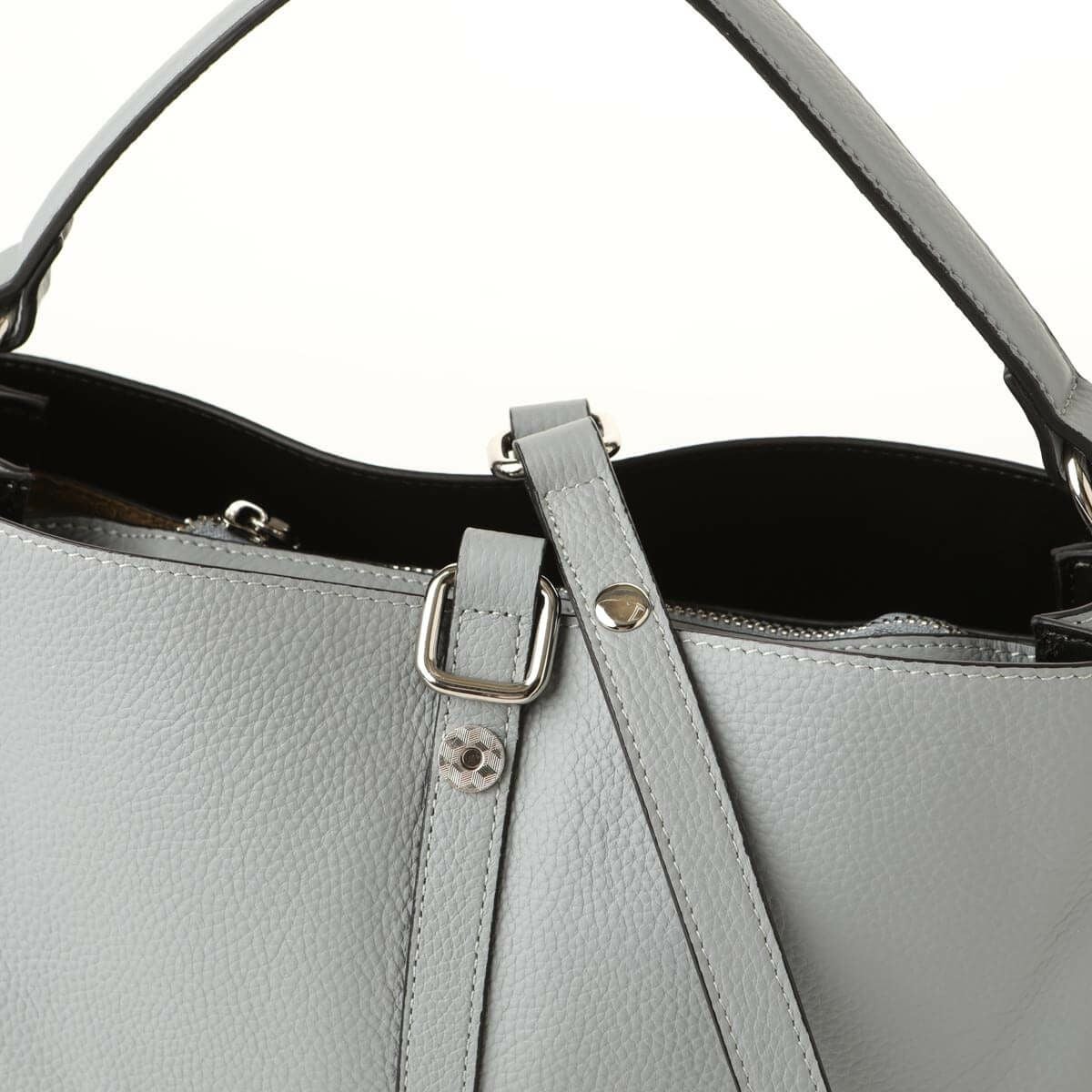 シュリンクレザーワンハンドルバッグ