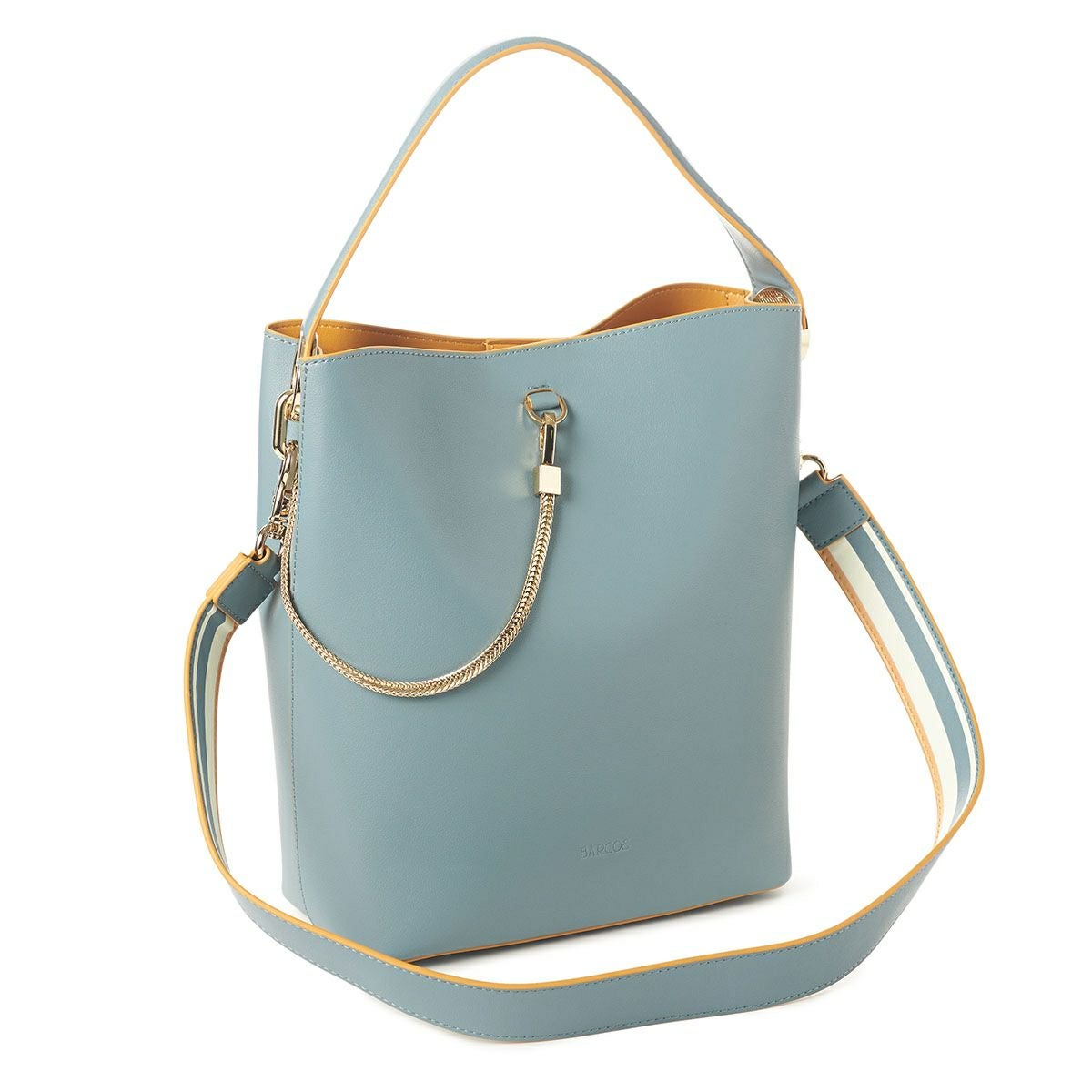 レザーワンハンドルトートバッグ