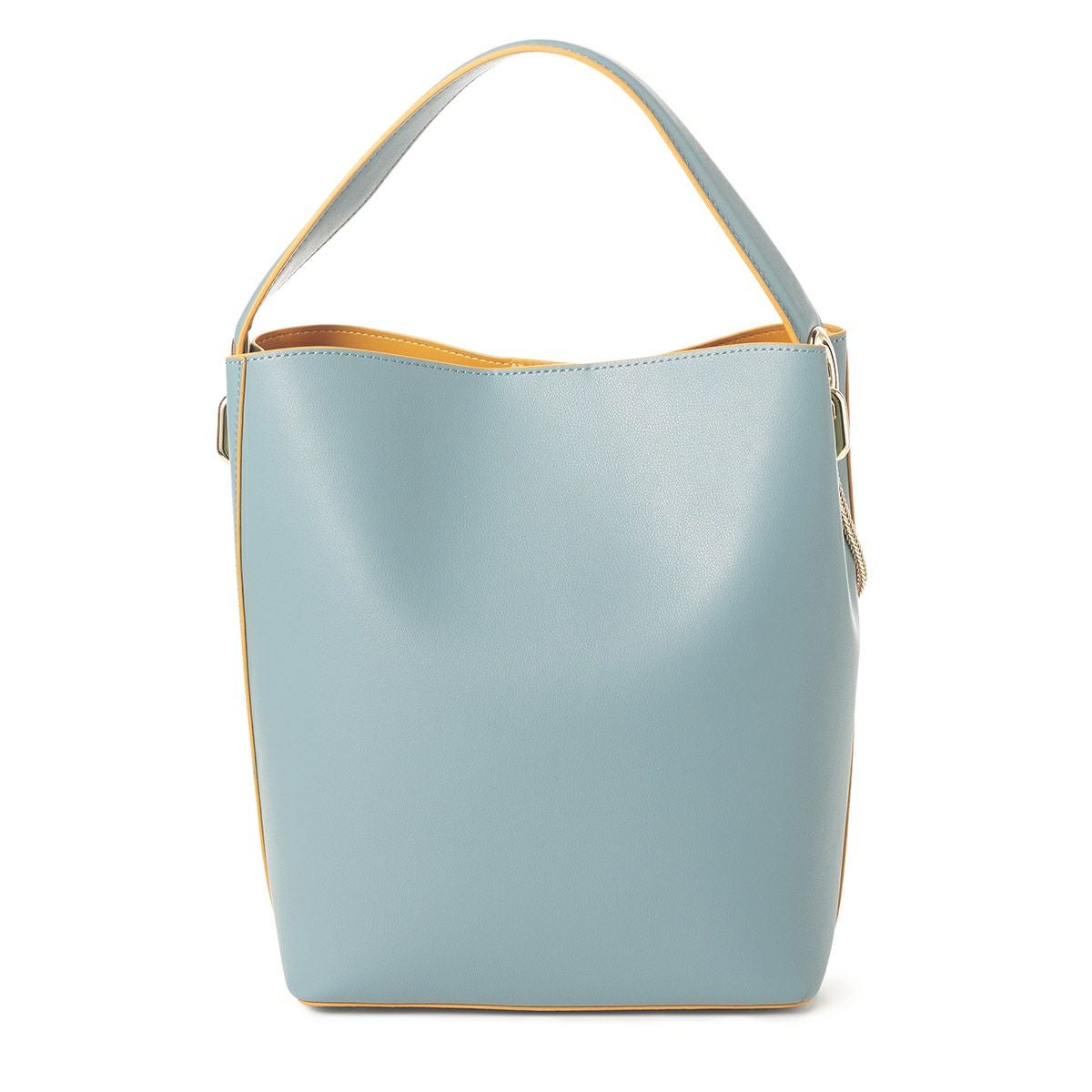 レザーワンハンドルトートバッグ