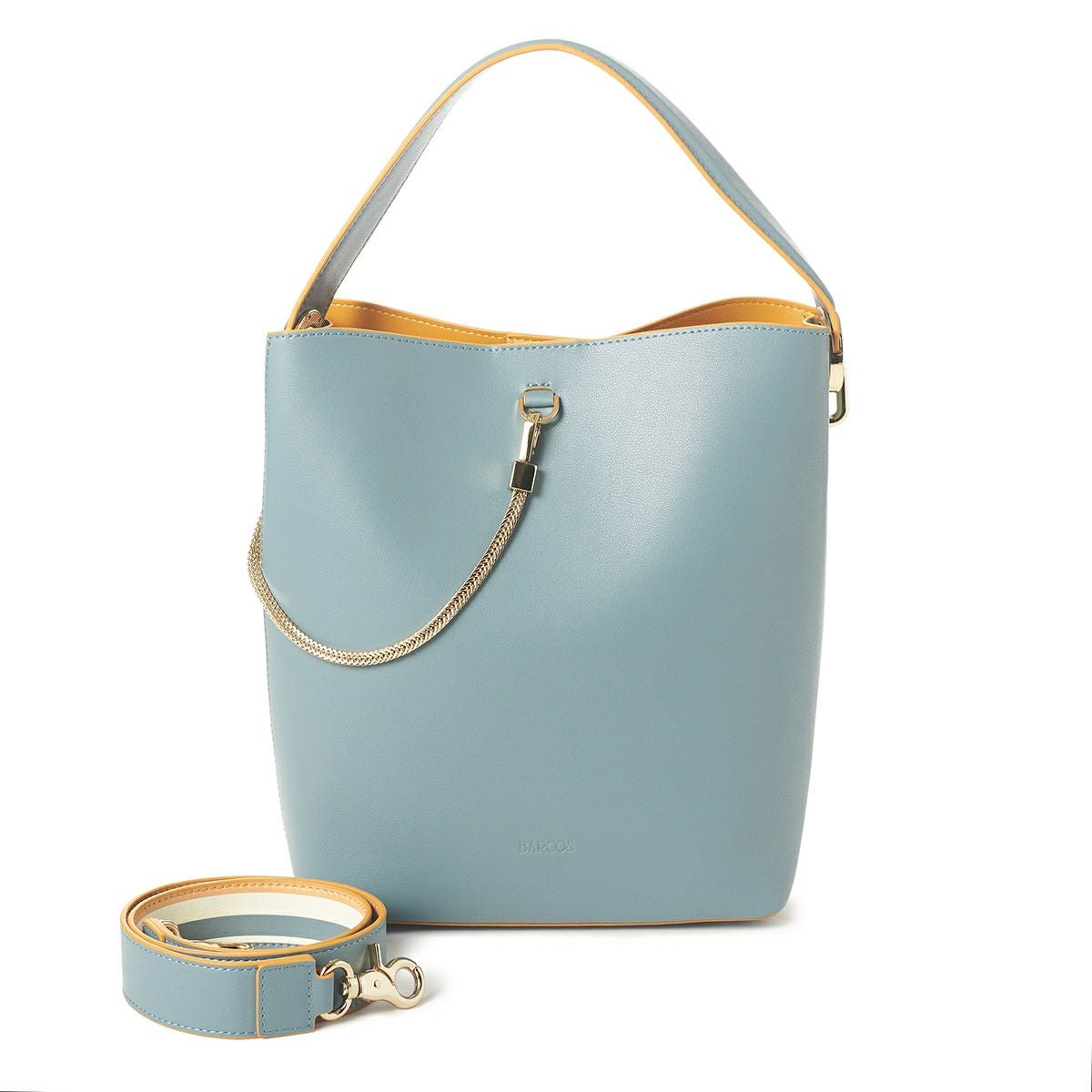 レザーワンハンドルトートバッグ