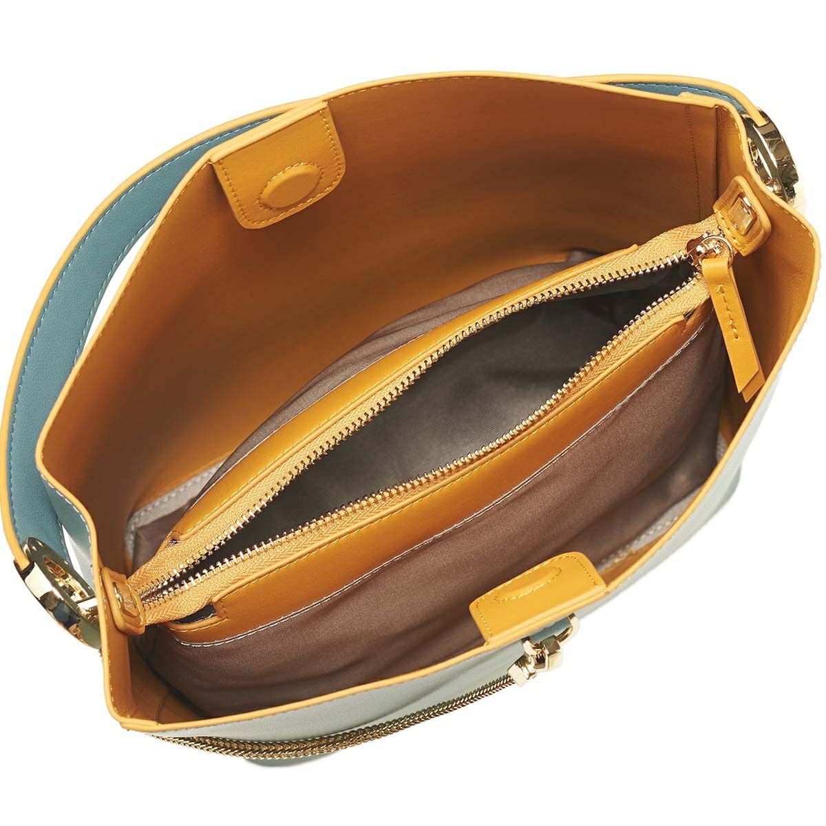 レザーワンハンドルトートバッグ