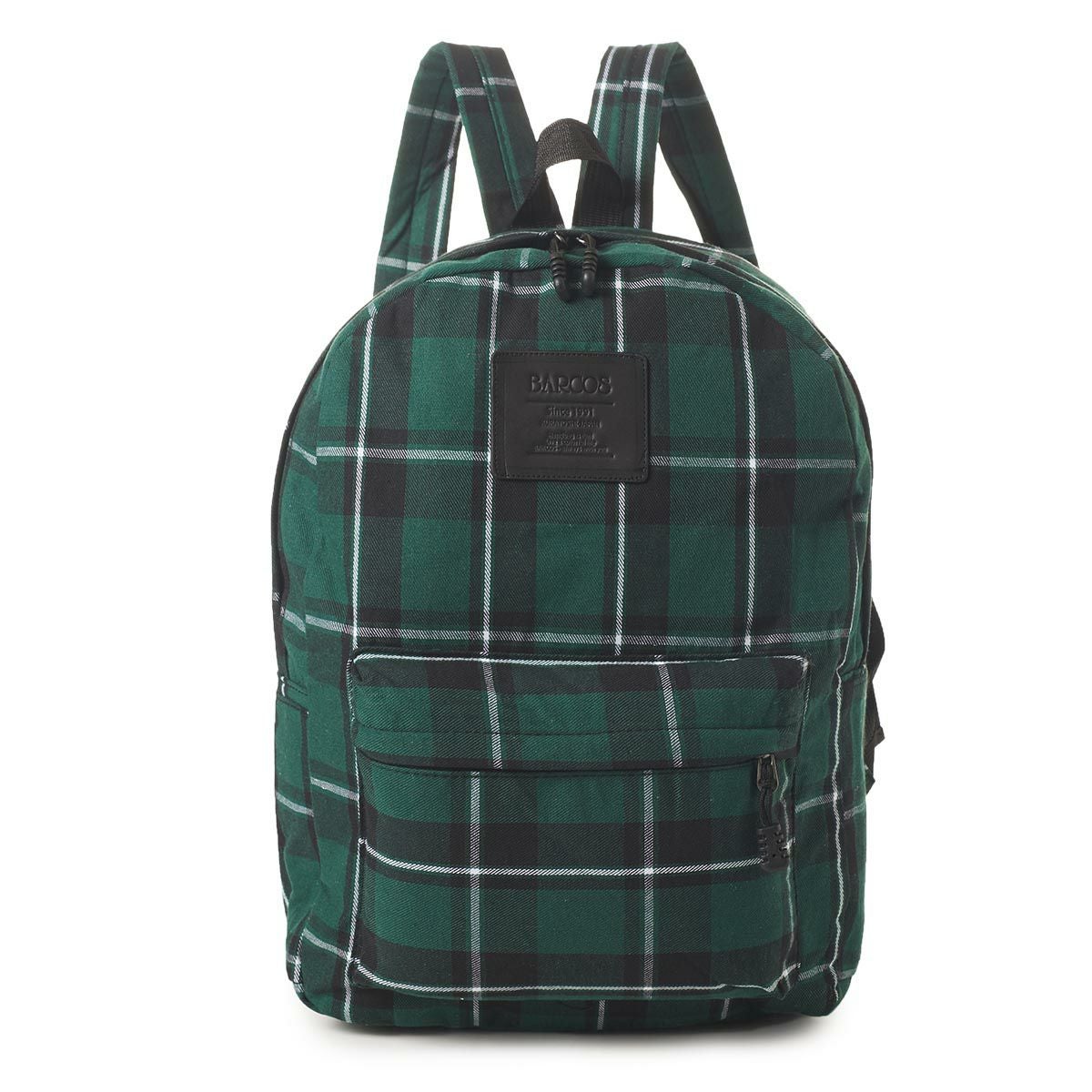 チェック柄リュック