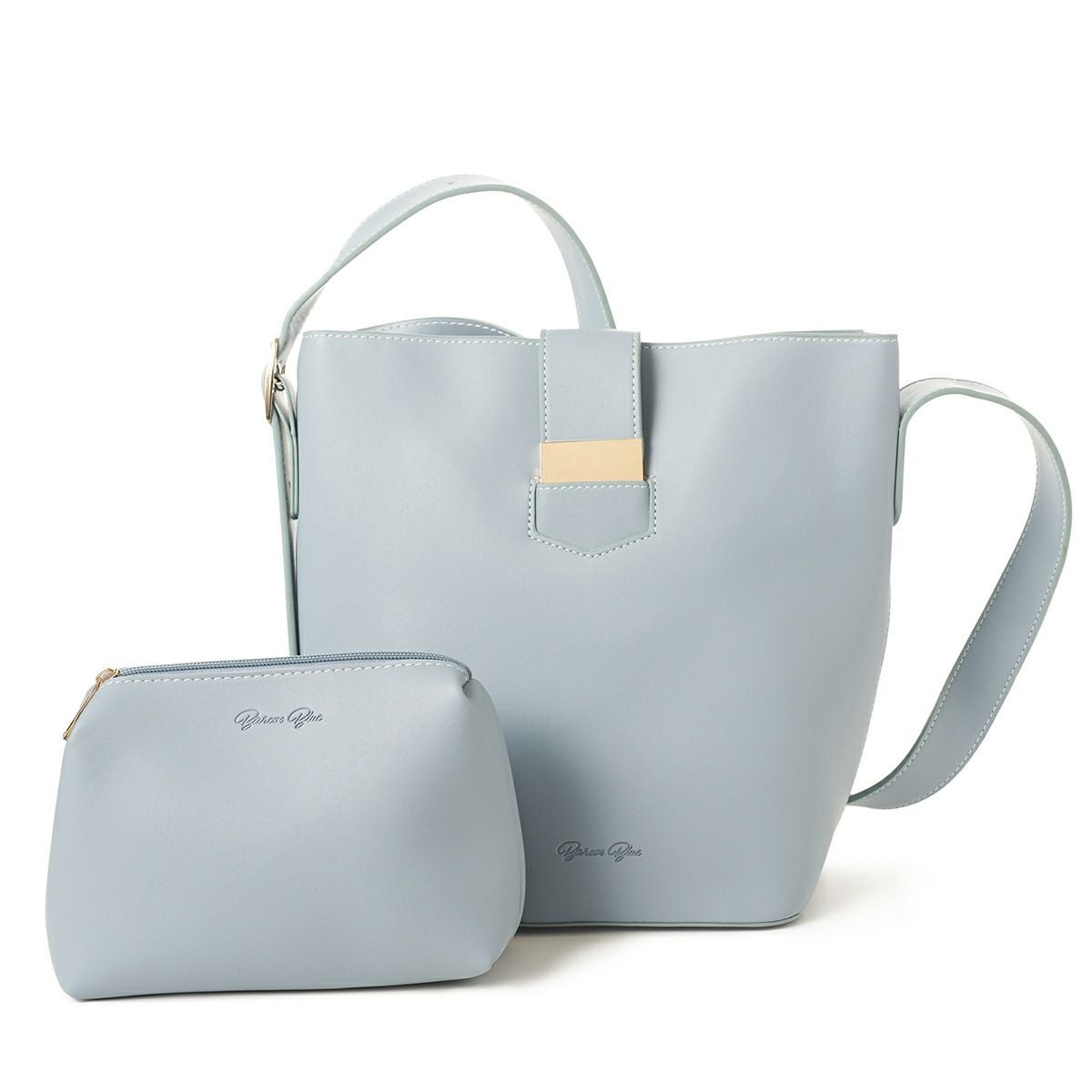 金具デザインショルダーバッグ