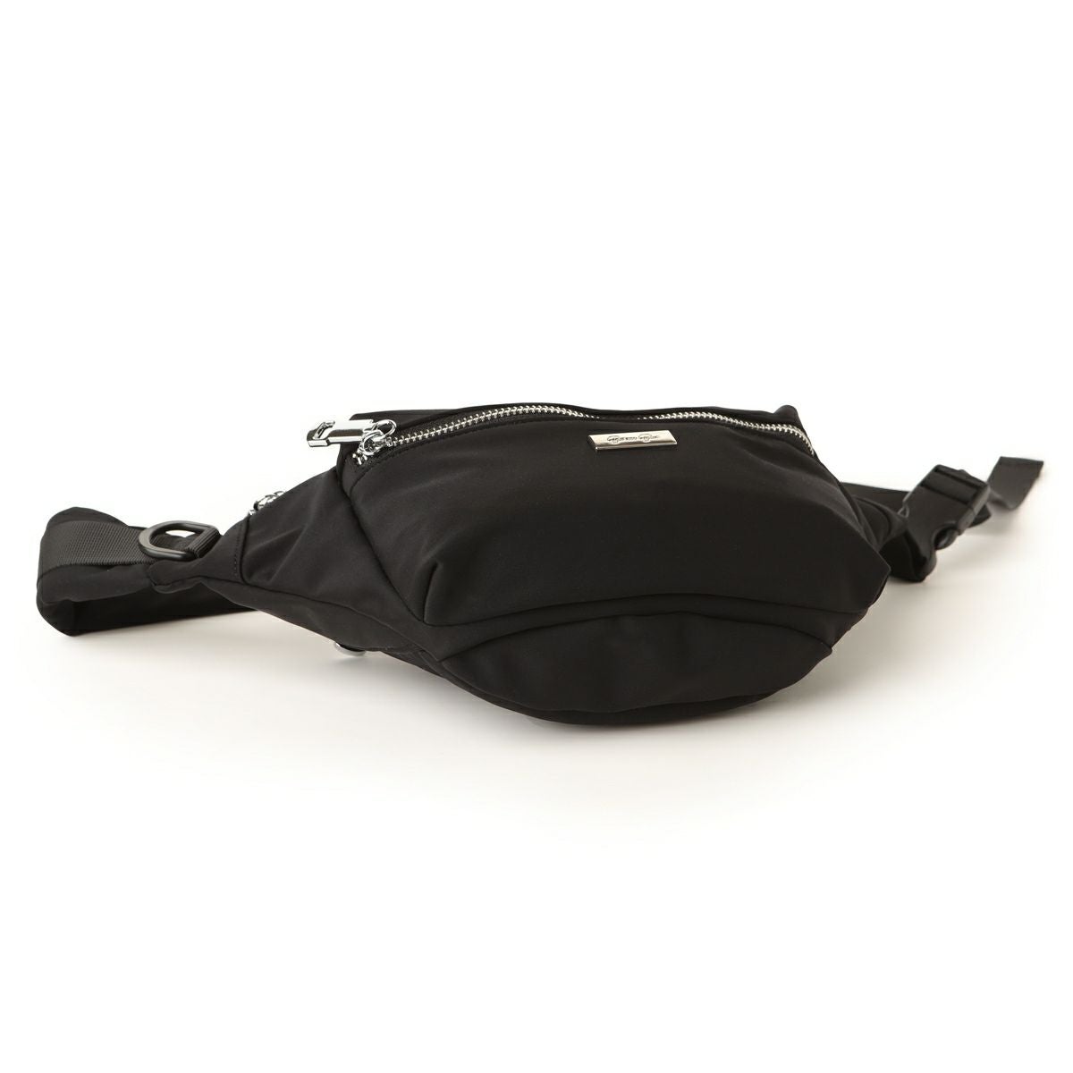 ダブルジッパーウエストポーチ