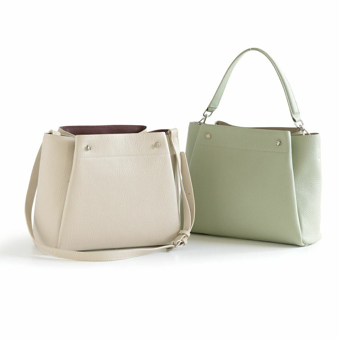 シュリンクレザー3wayハンドバッグ アリス