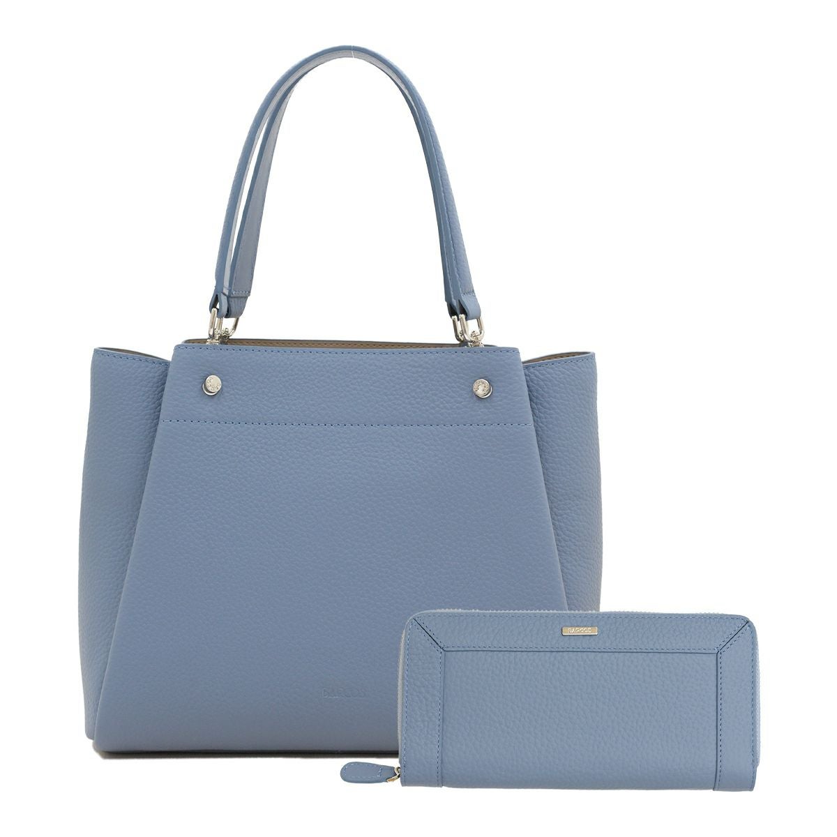 【セット商品】シュリンクレザー3wayハンドバッグ＆シュリンクレザー切替ロングウォレット