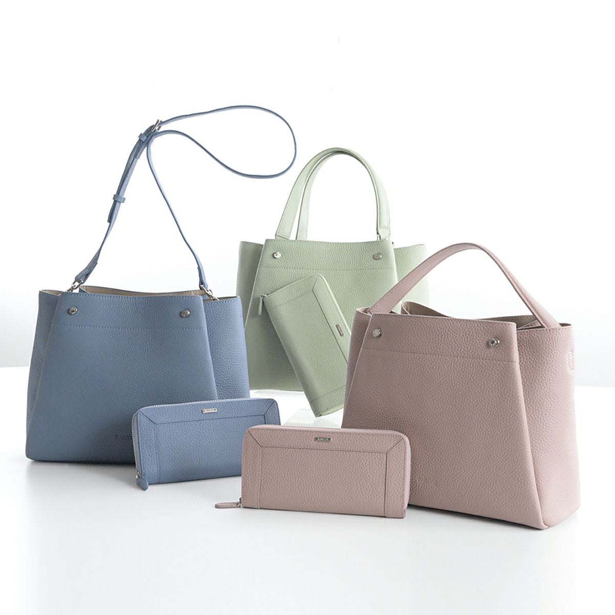 セット商品】シュリンクレザー3wayハンドバッグ＆シュリンクレザー切替