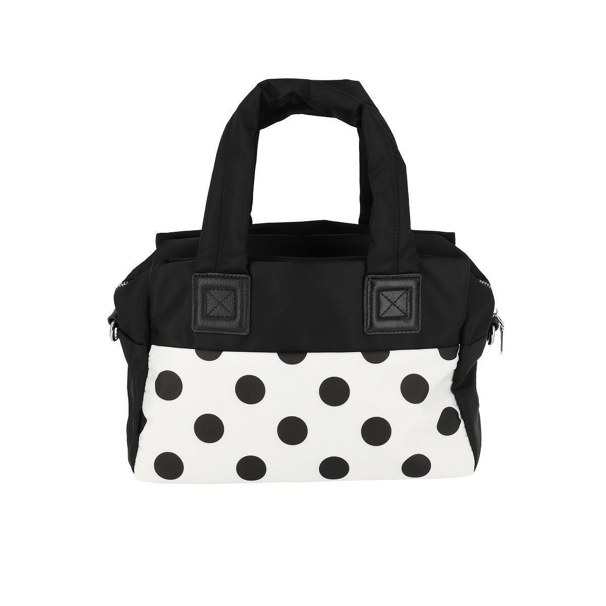 水玉柄ミニボストンバッグ