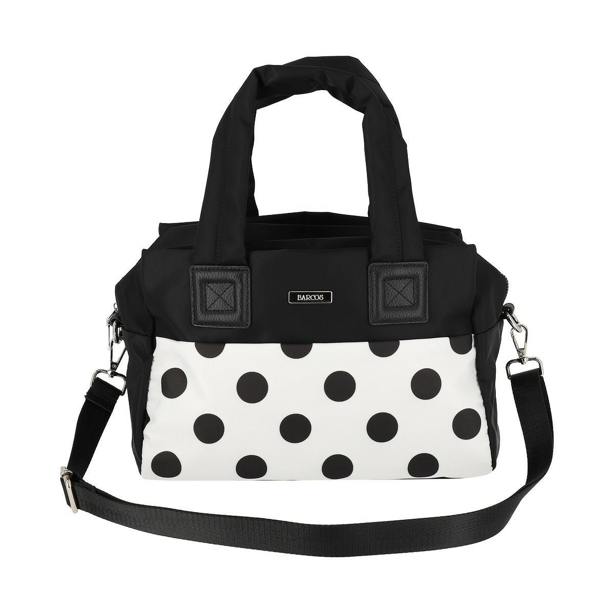 水玉柄ミニボストンバッグ