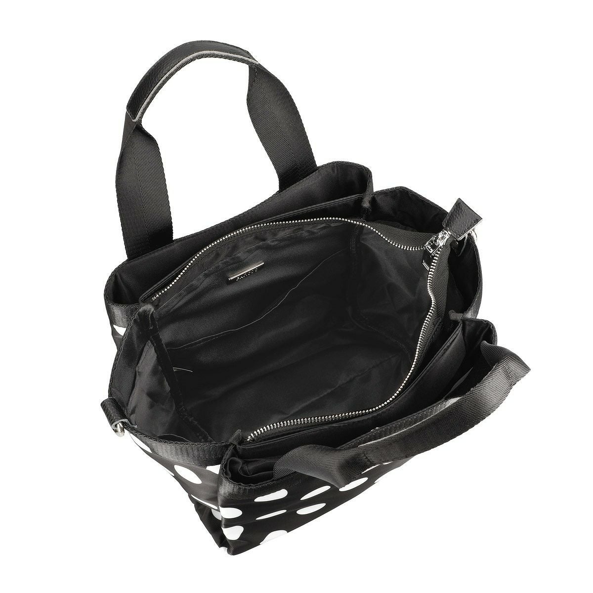 水玉柄ハンドバッグ