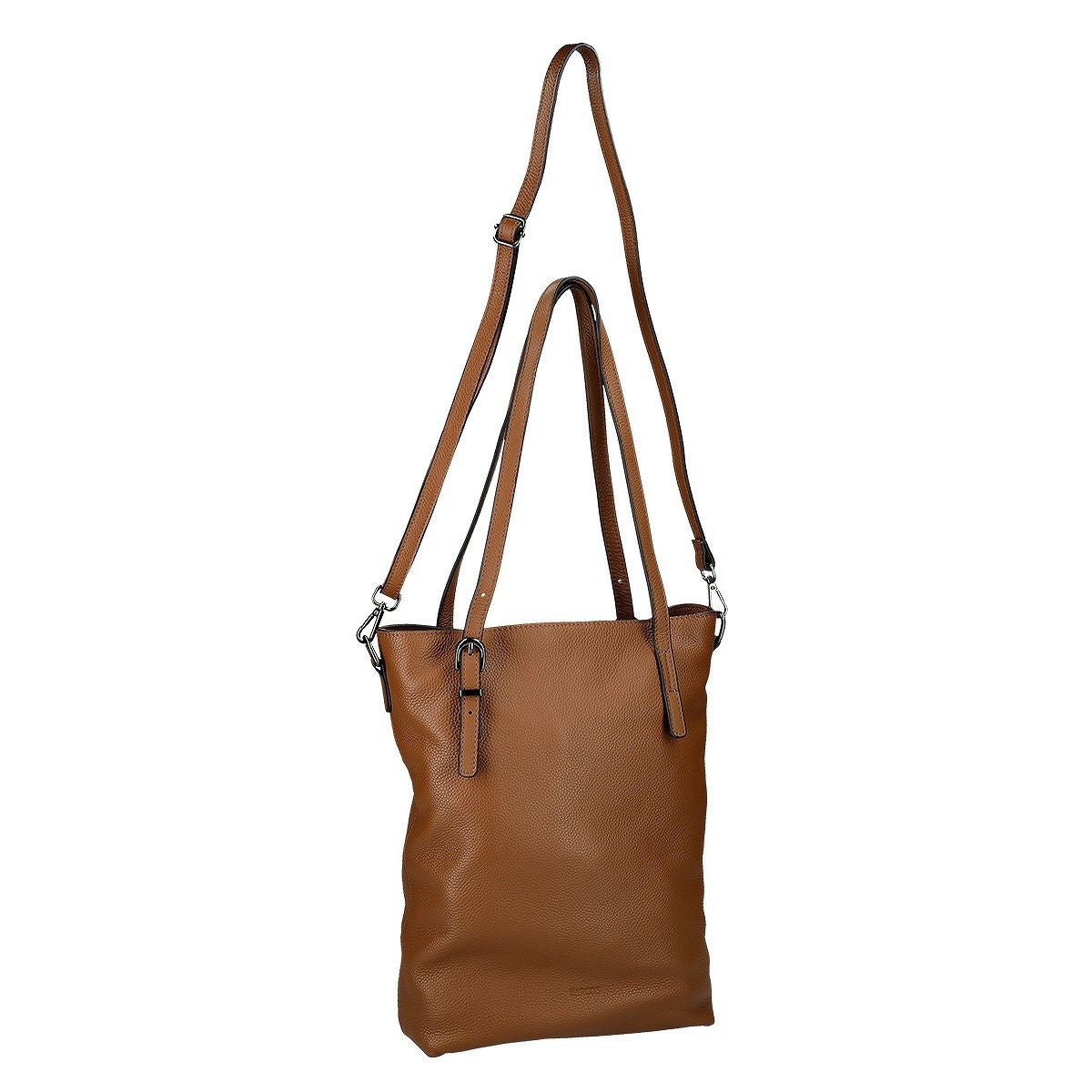 牛革2way縦長トートバッグ