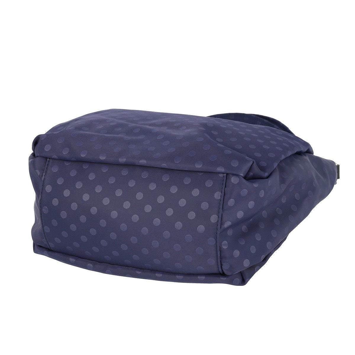 ドット柄ナイロンハンドバッグ（小）