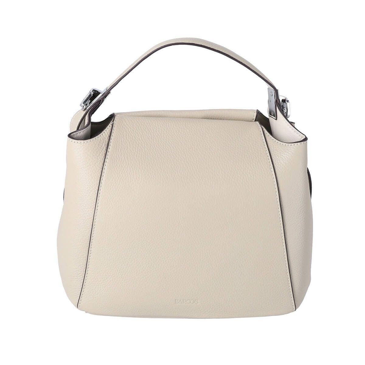 ワンハンドル2wayレザーハンドバッグ