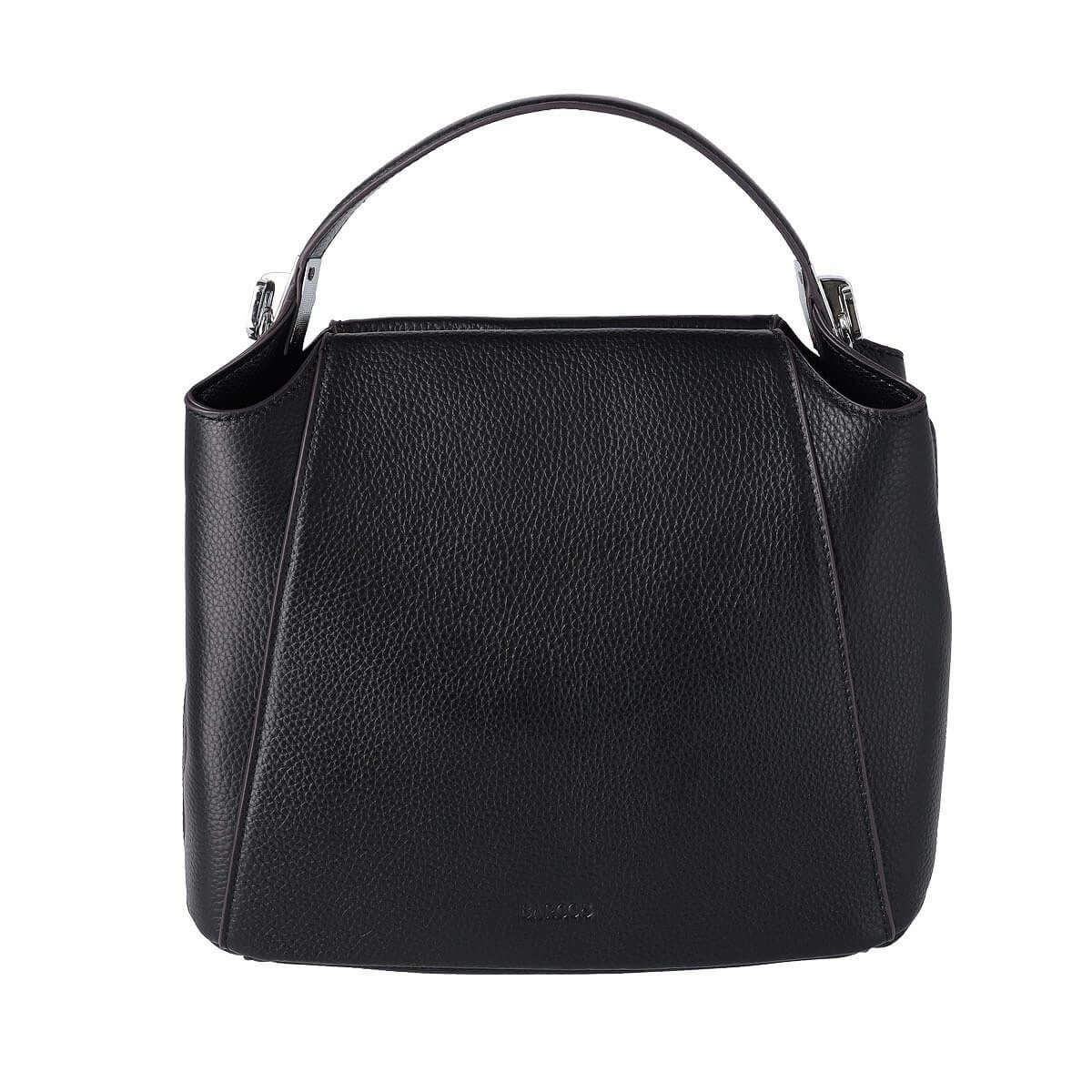 ワンハンドル2wayレザーハンドバッグ