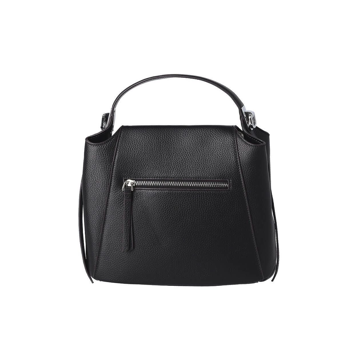 ワンハンドル2wayレザーハンドバッグ