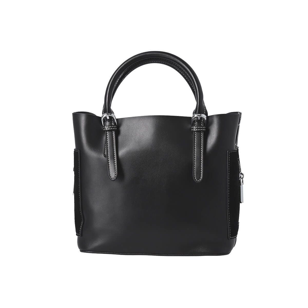 異素材切り替え2wayハンドバッグ