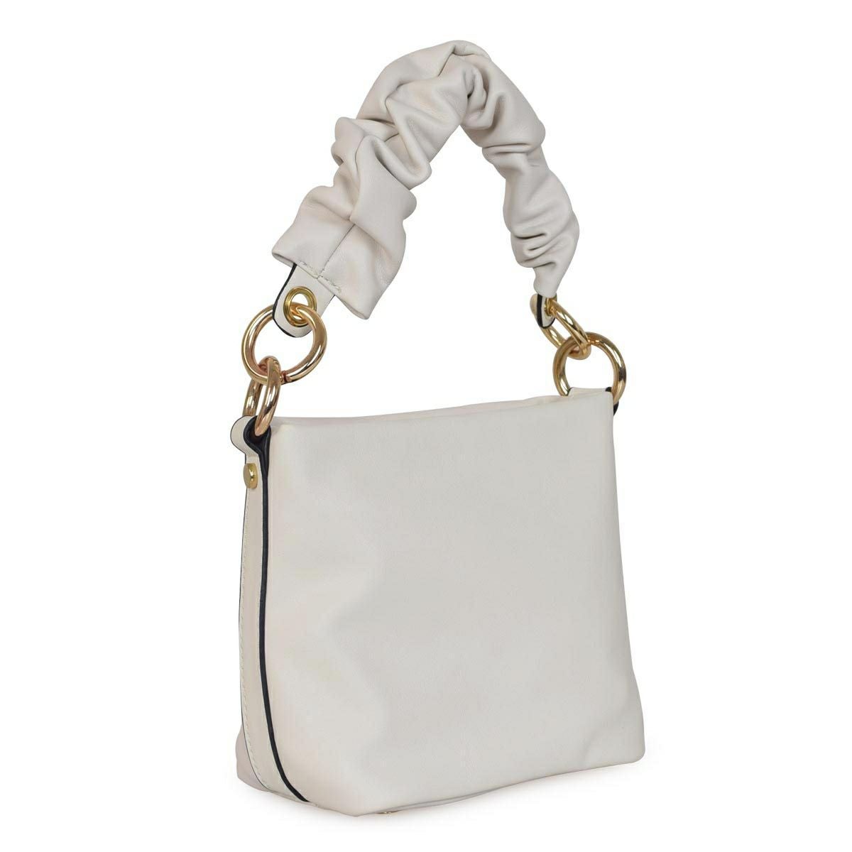 コンビフェイクレザーミニバッグ