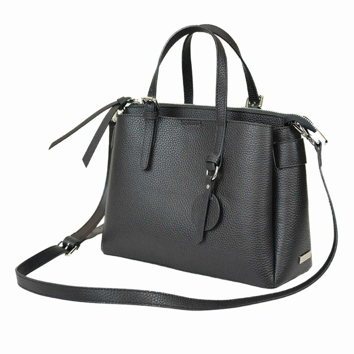 【セット商品】シュリンクレザーハンドバッグ＆財布＜エレガントセット＞