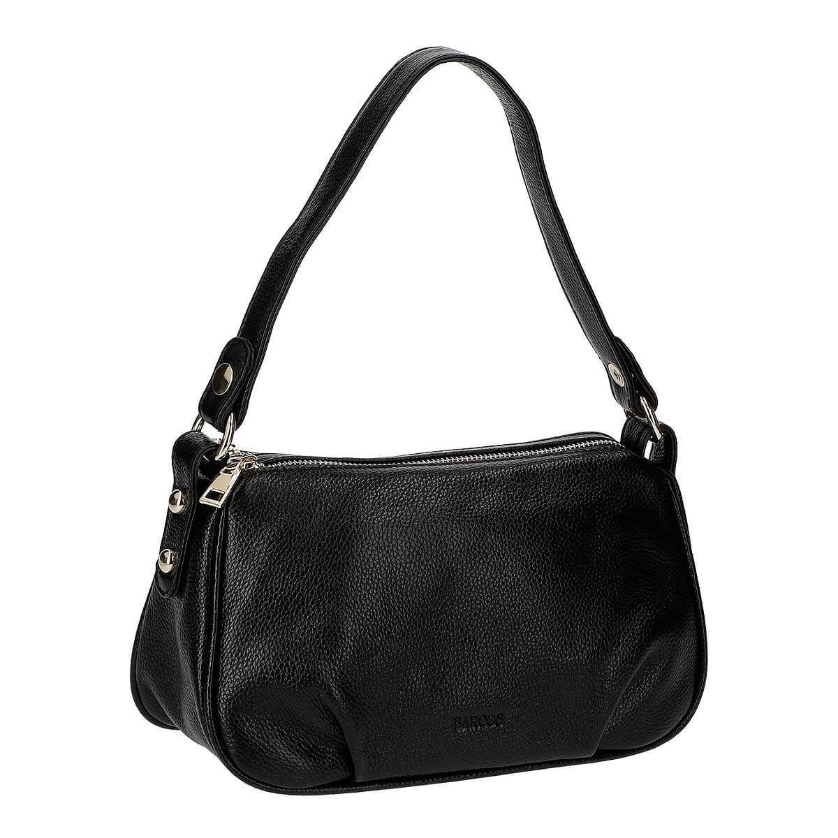 牛革 2wayダブルコンパートメントショルダーバッグ