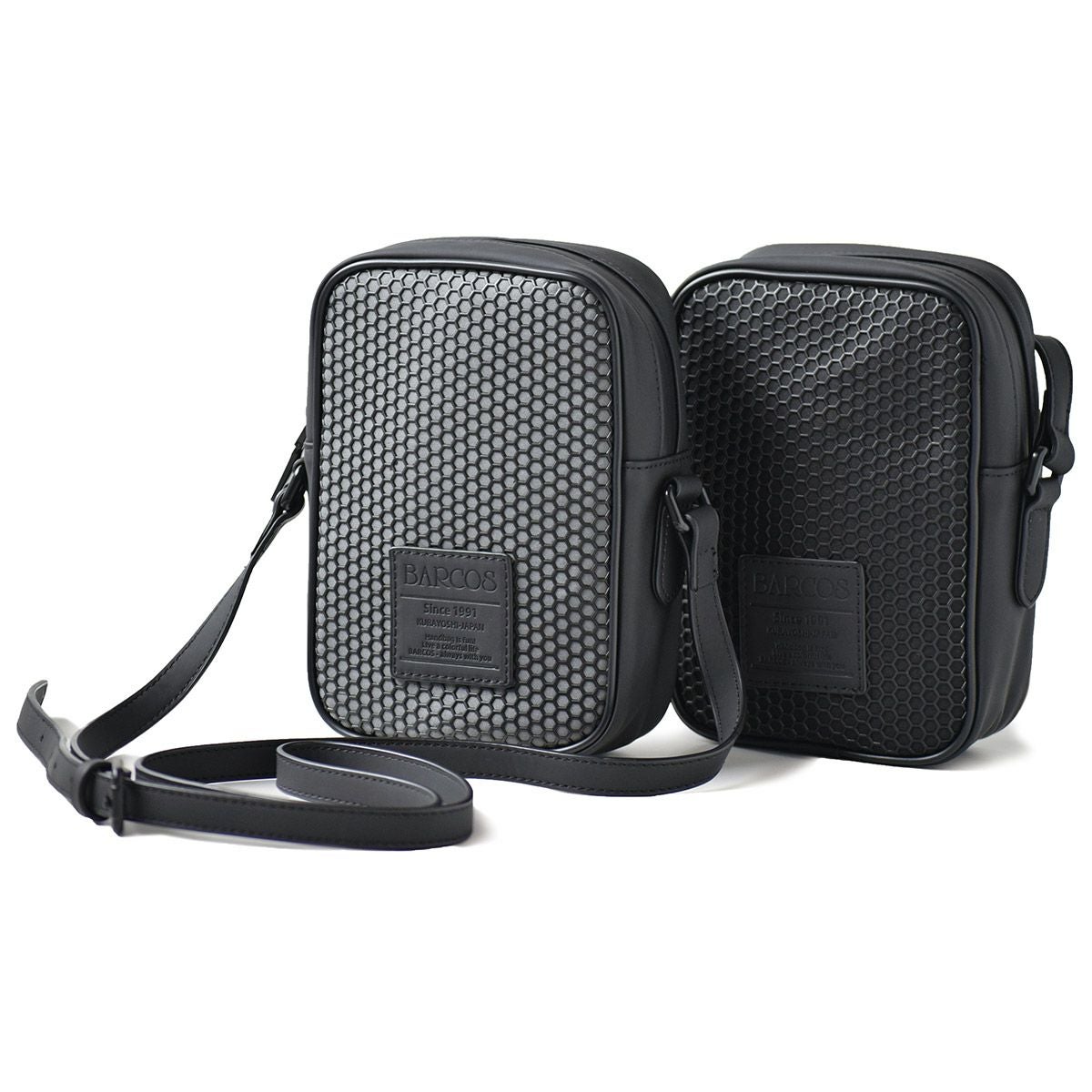 PVC ハニカム柄ポシェット