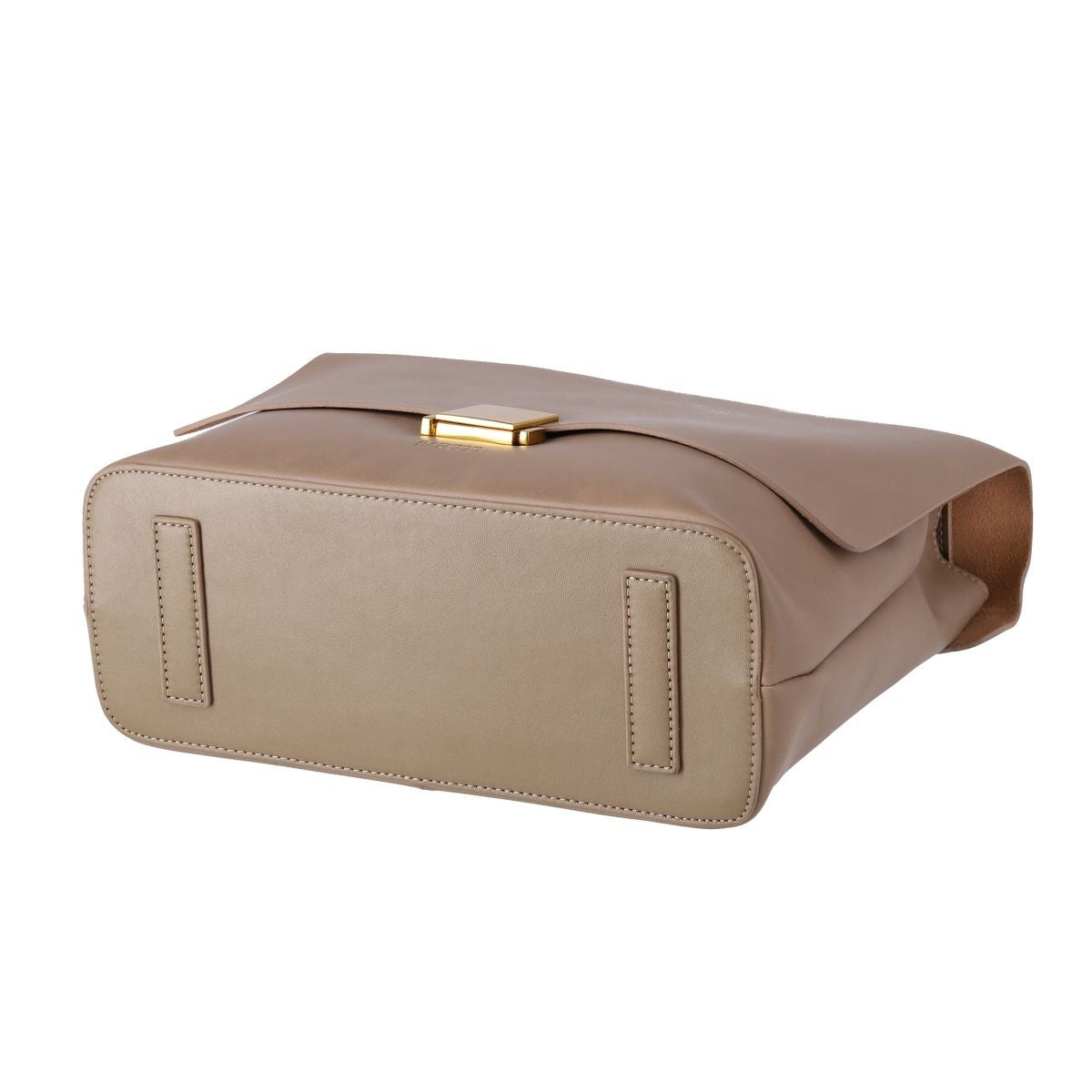 レザー 2way フロントスクエア金具付きショルダーバッグ