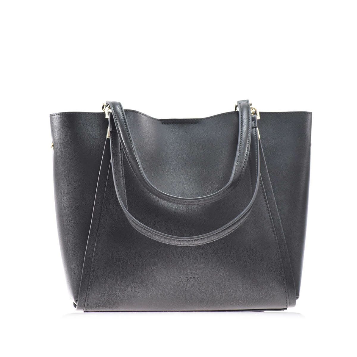 フロント切り替え金具付きトートバッグ