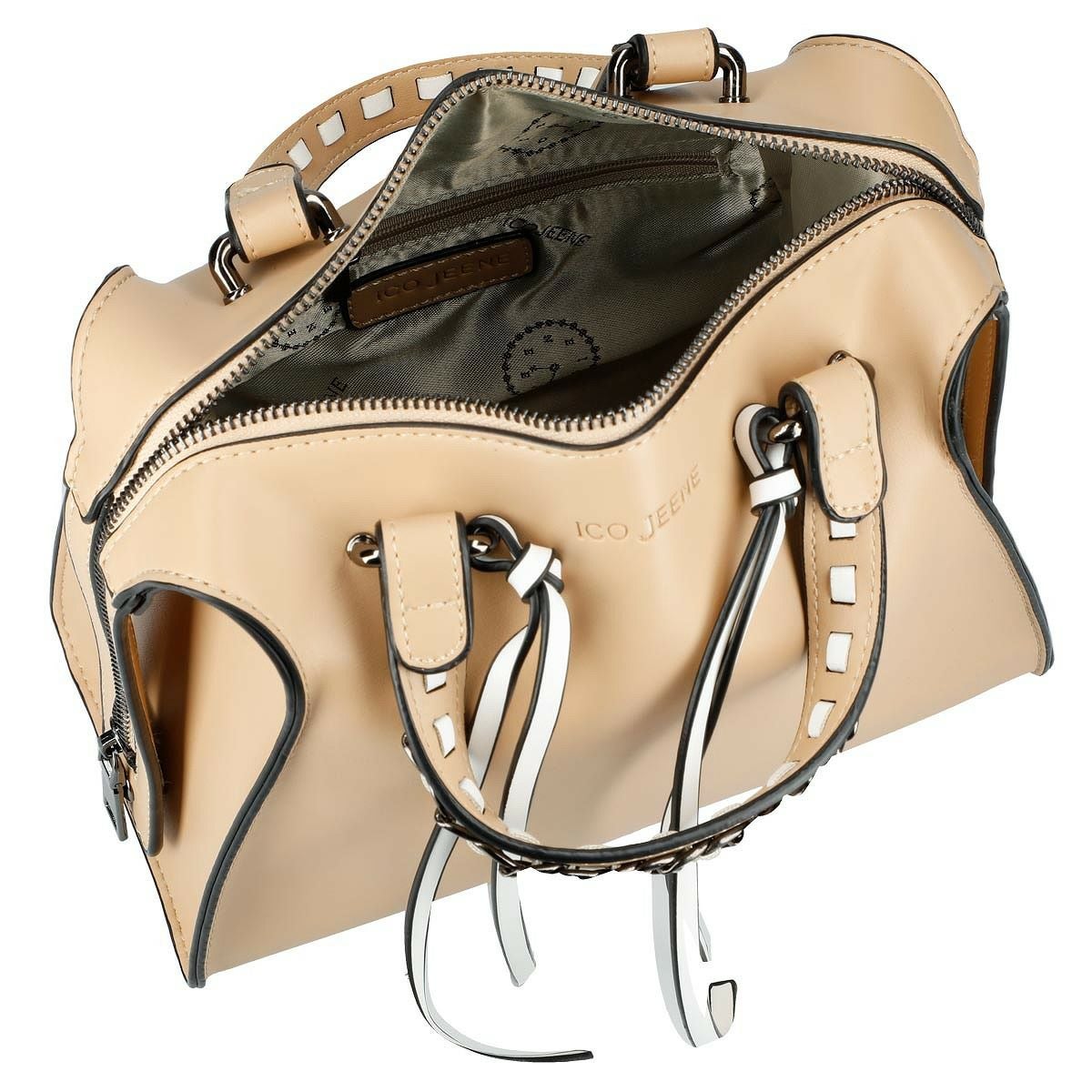 ハンドルデザイン2wayハンドバッグ