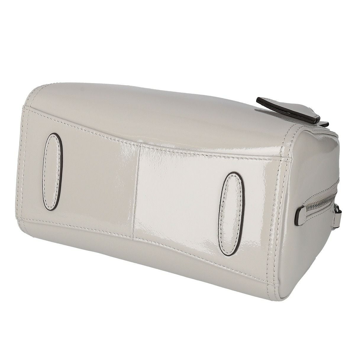 エナメルボストンバッグ